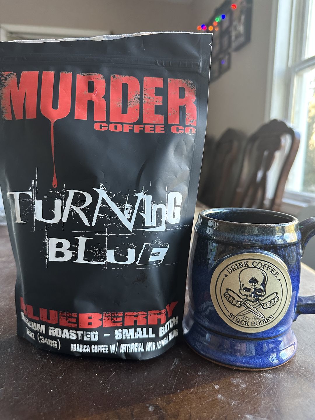 Customer photo review of Turning Blue - Blueberry Cinnamon Crumble
