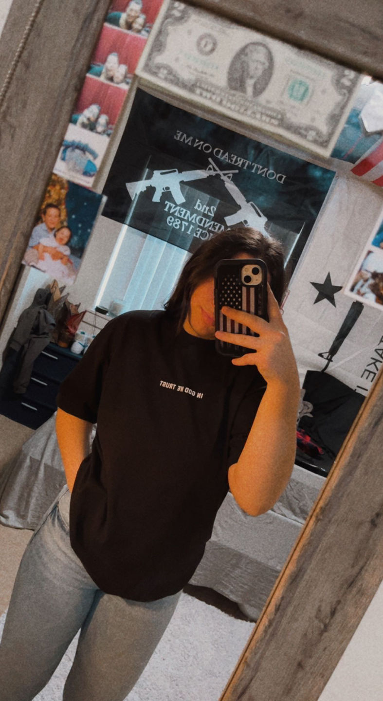 Customer photo review of God Bless America Tee