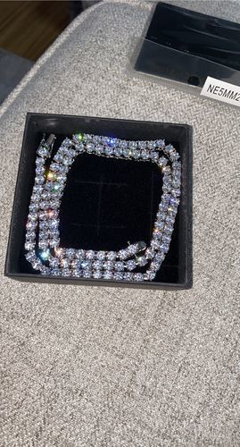Customer photo review of 18K Gold Diamond Tennis Chain