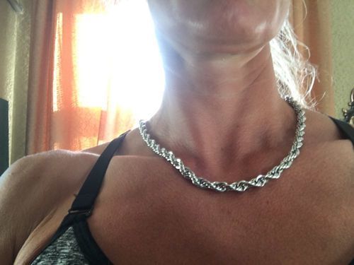 Customer photo review of 18K Gold Rope Chain (3mm - 8mm)