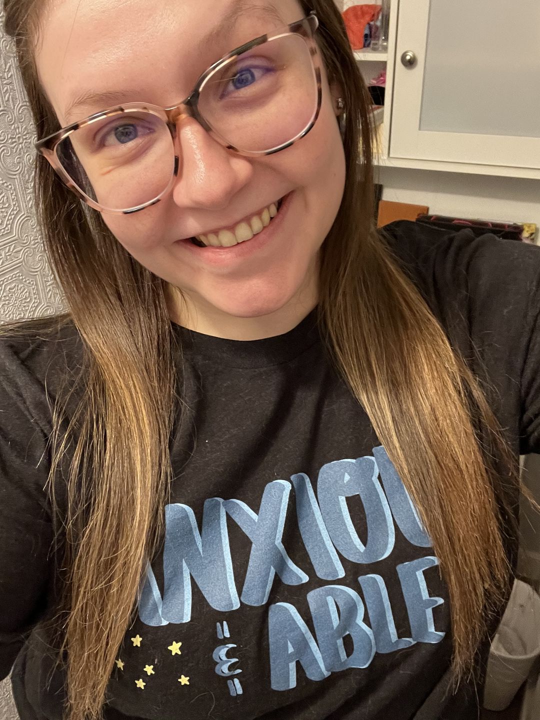 Customer photo review of Anxious & Able T-Shirt