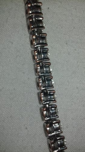Customer photo review of 18K Gold Diamond Tennis Chain