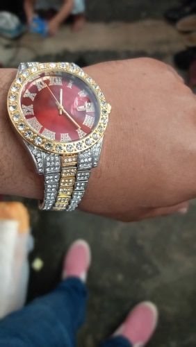Customer photo review of 18k Gold Diamond Royal Watch