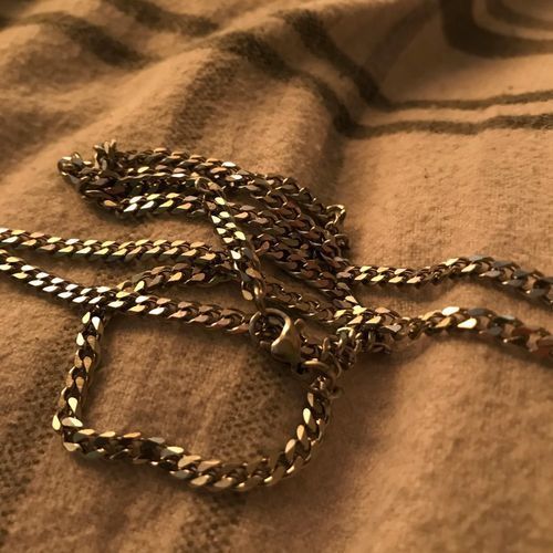 Customer photo review of 18K Gold Cuban Link Chain