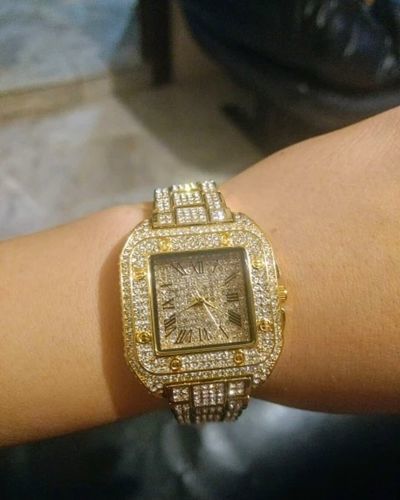 Customer photo review of Diamond Numerals Watch