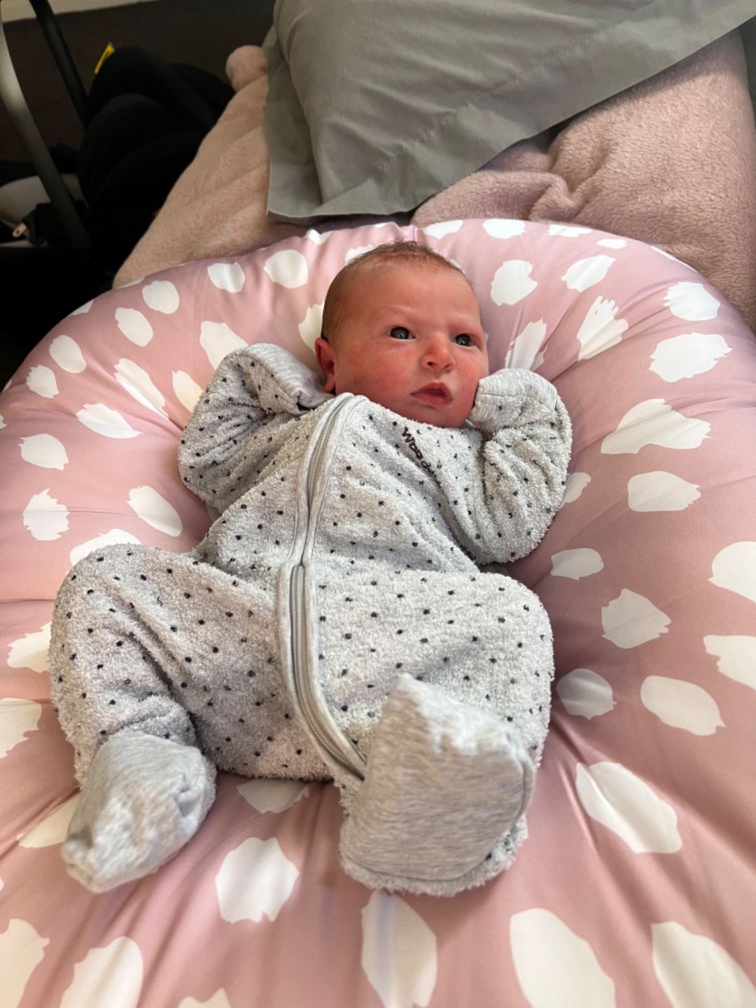 Customer photo review of Cushii Lounger Marula - Blush