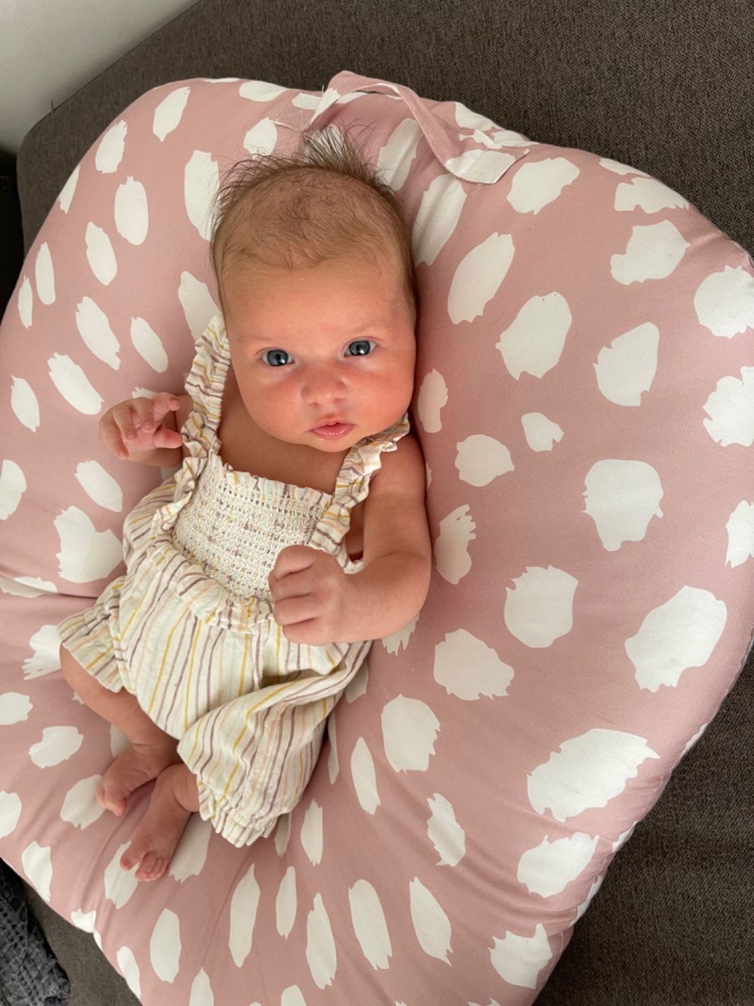 Customer photo review of Cushii Lounger Marula - Blush