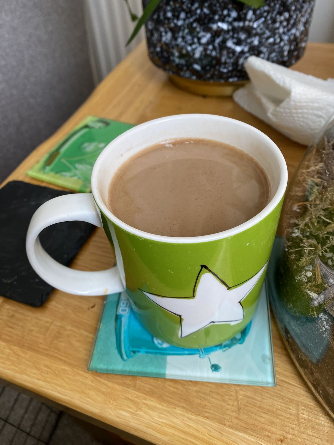Customer photo review of Signature Espresso Decaffeinated Coffee Blend - Swiss Water Decaf Process - Strength 5 - Decadent Decaf