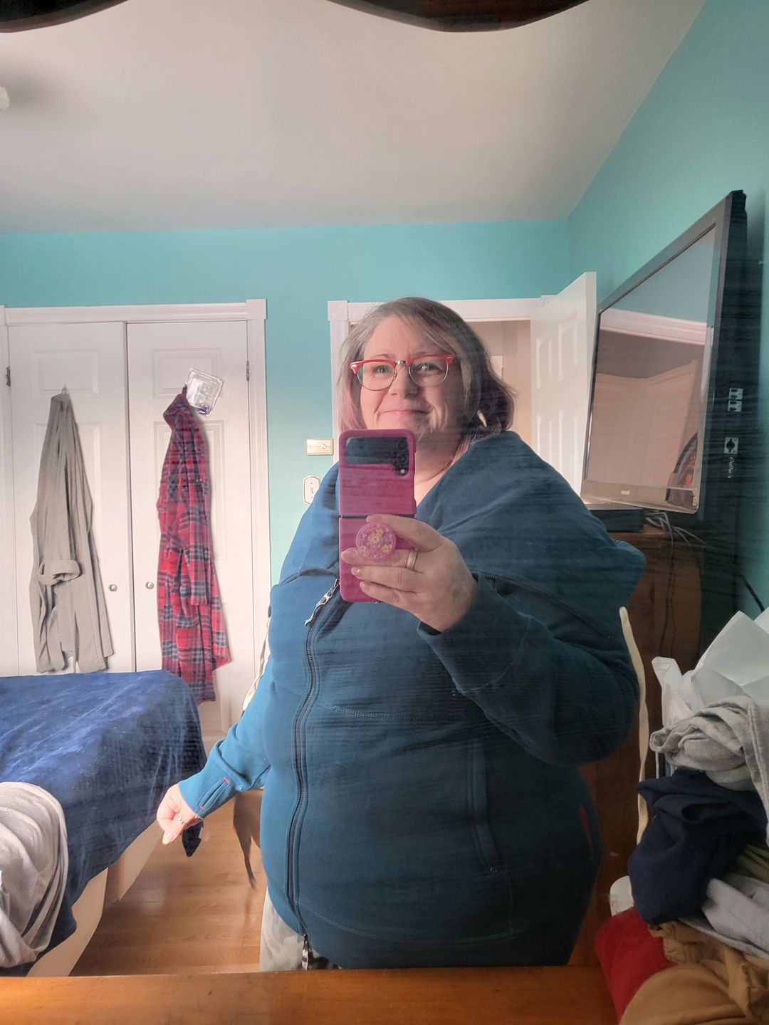 Customer photo review of THE CASEY FLEECE