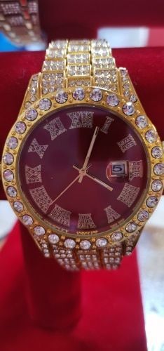 Customer photo review of 18k Gold Diamond Royal Watch