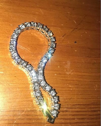 Customer photo review of 18K Gold Diamond Tennis Bracelet