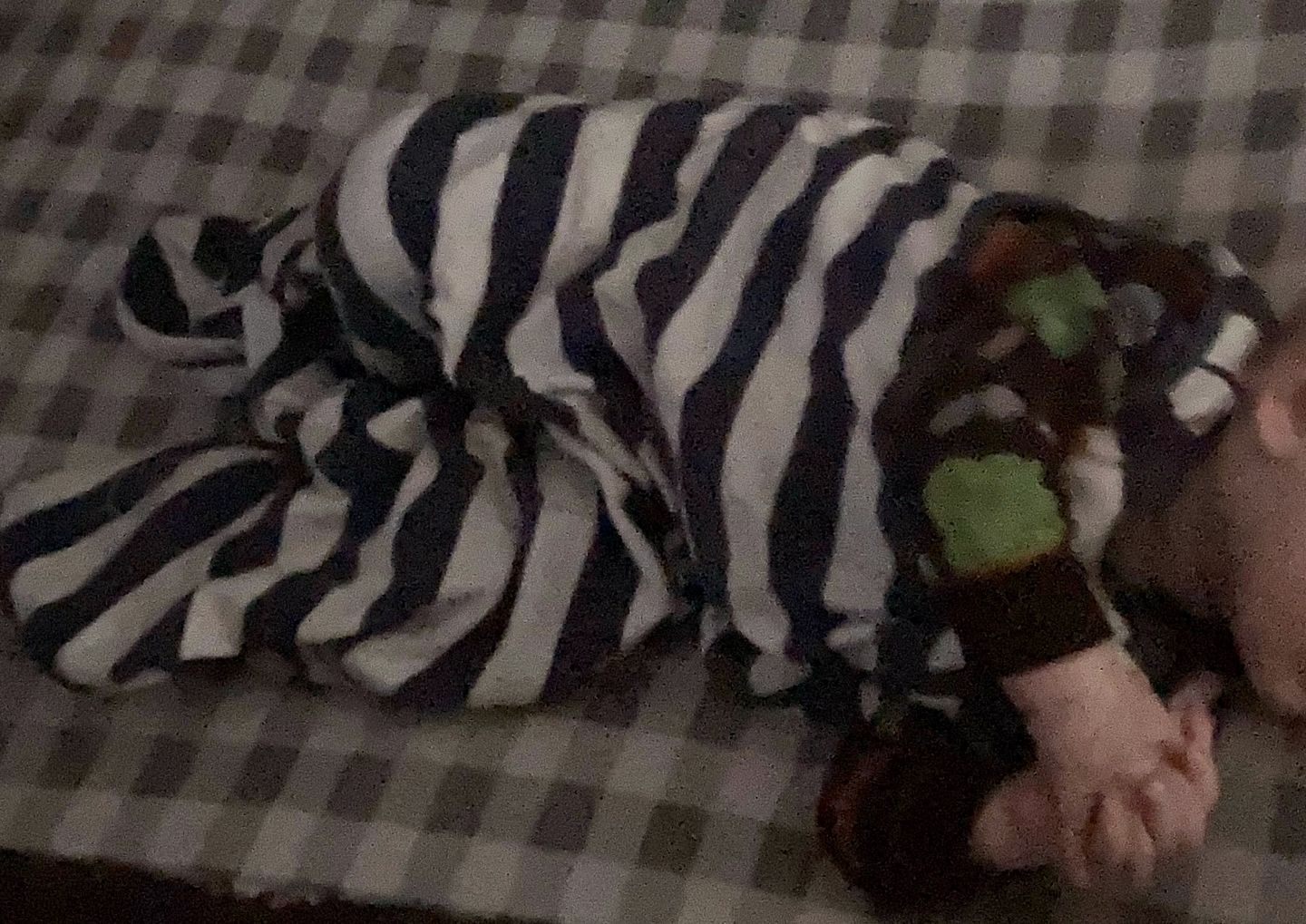 Customer photo review of Ecolino® Adjustable Baby Sleep Bag, Organic Cotton, Universal Size: 2 Months - 2 Years, Elephant