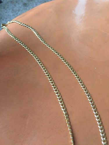 Customer photo review of 18K Gold Cuban Link Chain