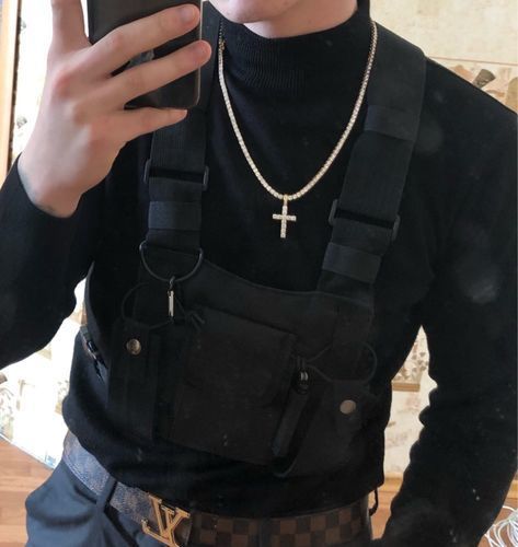 Customer photo review of 18K Gold Diamond Tennis Cross Set