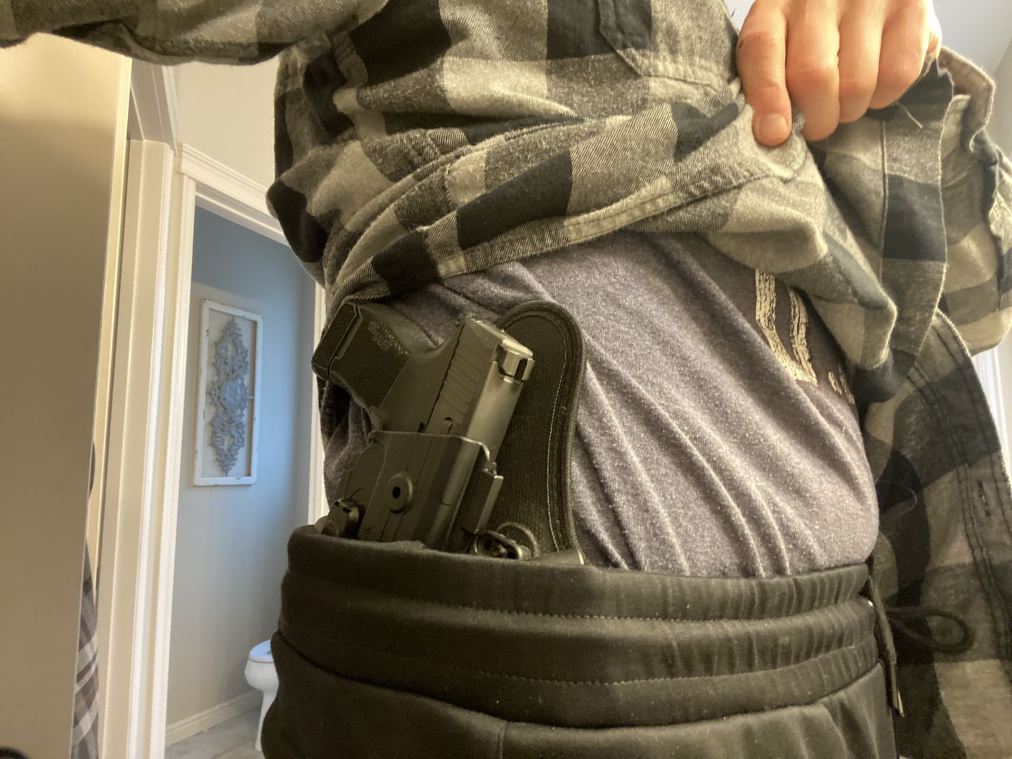 Customer photo review of Carrier Joggers Mk.II - Midnight Black
