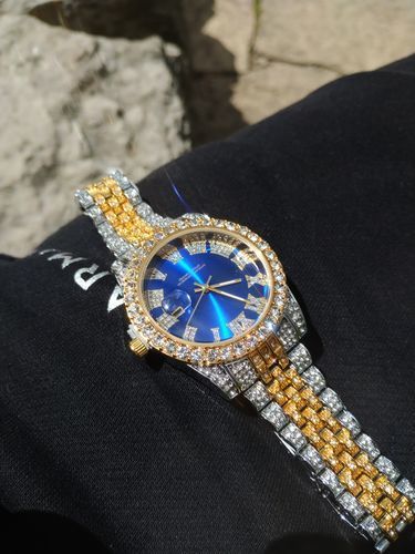 Customer photo review of 18k Gold Diamond Royal Watch