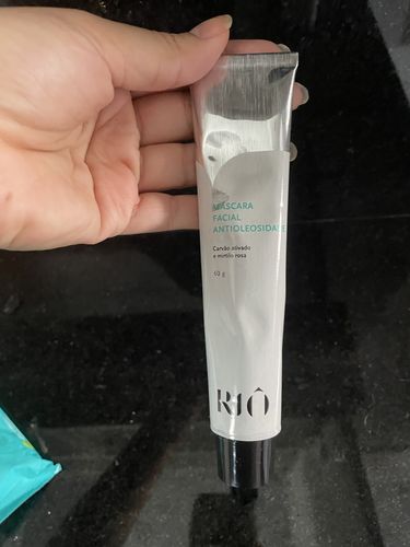 Customer photo review of Máscara Facial Antioleosidade
