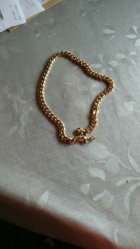 Customer photo review of 18K Gold Cuban Link Chain