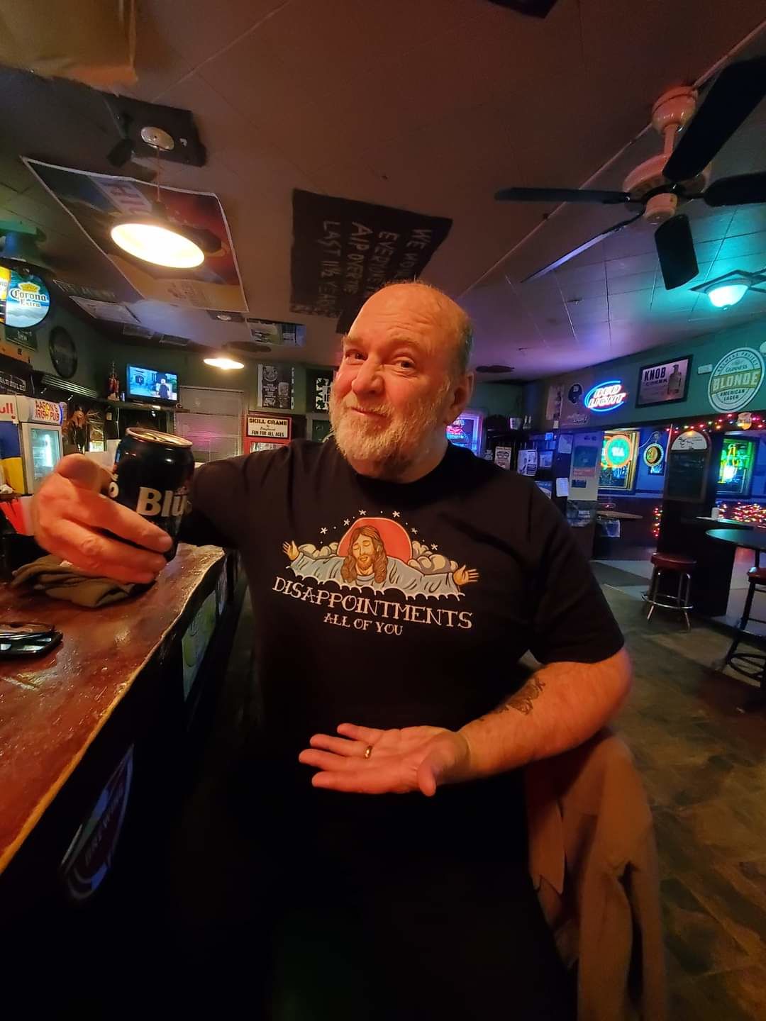 Customer photo review of Premium Disappointments All Of You Old School T-shirt
