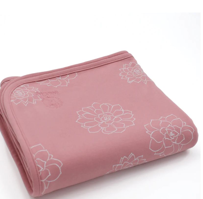 Customer photo review of Toddler Blanket, 4 Season® Merino Wool & Organic Cotton Blanket, 52.5" x 40", Succulent