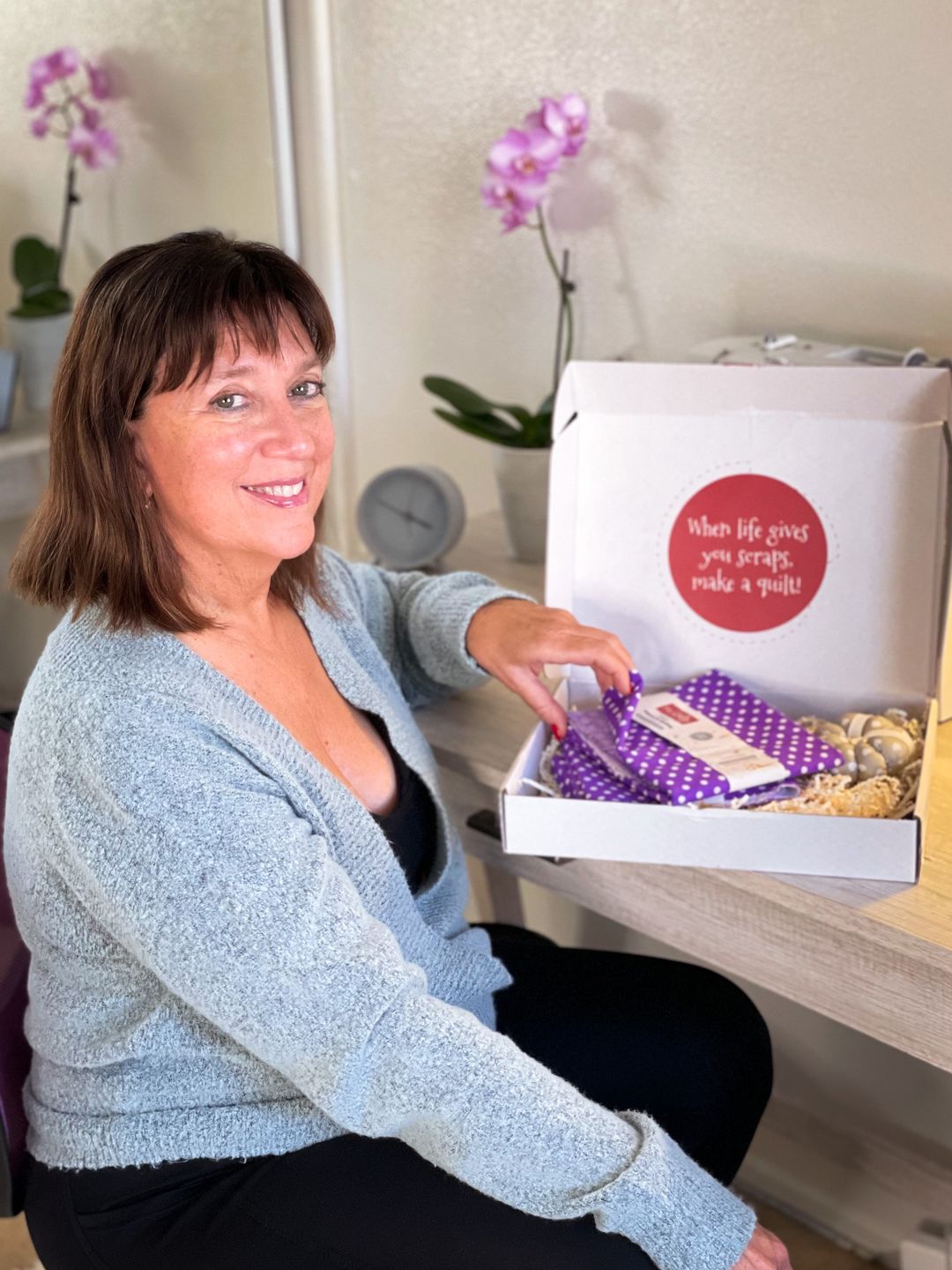 Customer photo review of Mrs Quilty Subscription Box