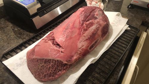 Customer photo review of Top Blade Steak USA Snake River Farm 6+ Wagyu