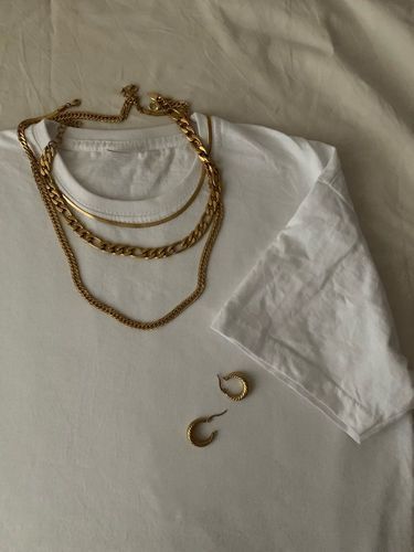 Customer photo review of 18K Gold Rope Chain (3mm - 8mm)