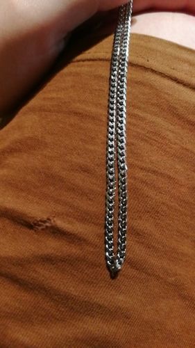 Customer photo review of 18K Gold Cuban Link Chain