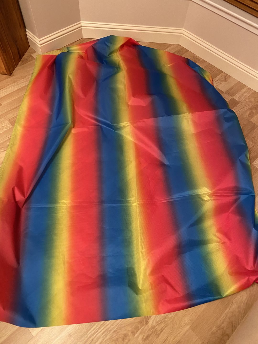 Customer photo review of Rainbow Water Resistant Ripstop Fabric