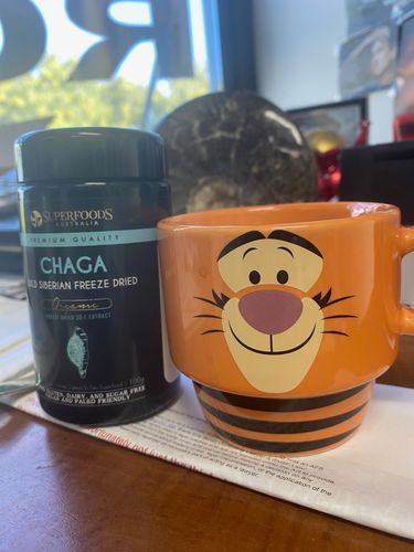 Customer photo review of Freeze Dried Chaga Mushroom 30:1 Extract