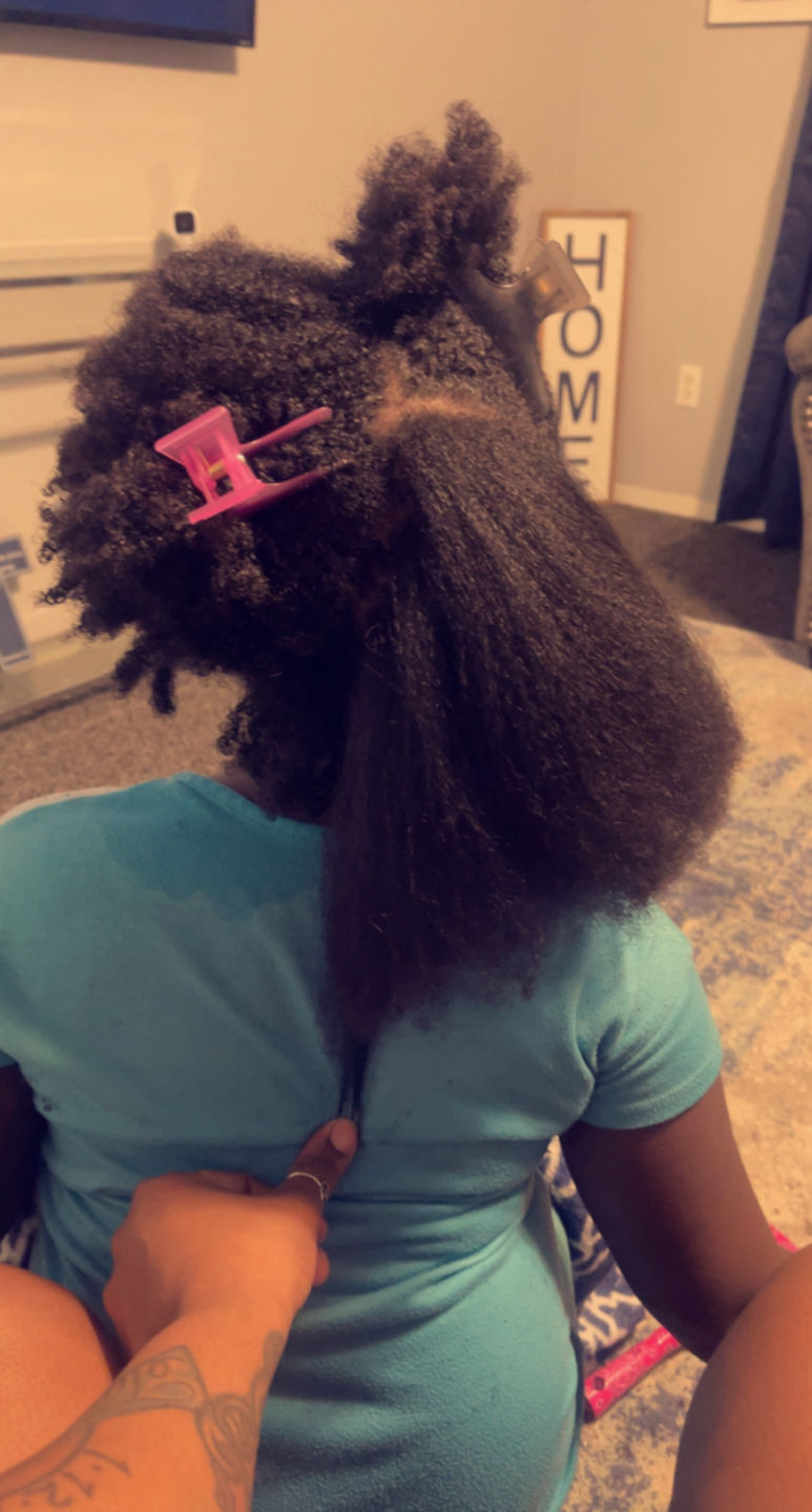 Customer photo review of Healthy Hair & Lashes bundle
