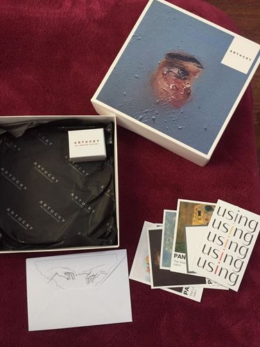 Customer photo review of Gustav Klimt Gold Cat Tasarım Yüzük
