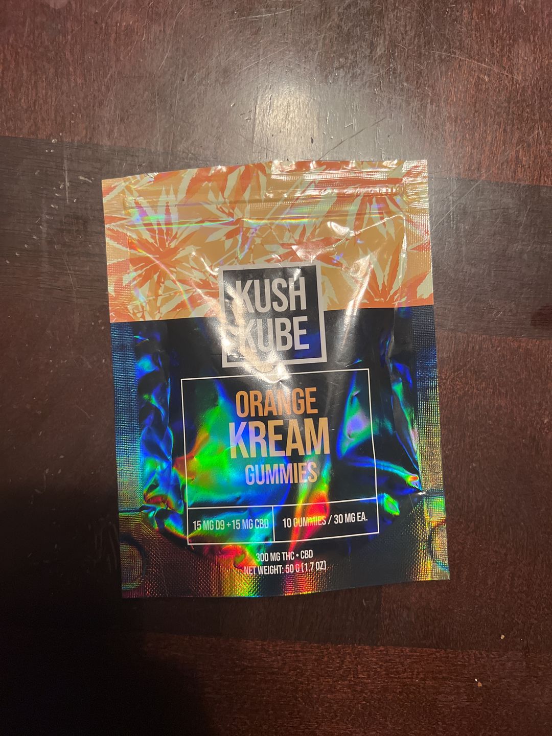 Customer photo review of Orange Kream - 10 Gummy Pack