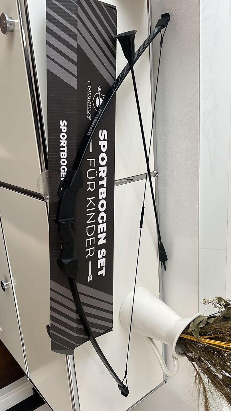 Customer photo review of Sportbogen Set für Kinder mit 6 Carbon-Hybrid Pfeilen und 3 Zielscheiben