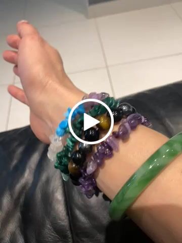 Customer video review of Triple protection - beaded bracelet; black obsidian, tiger's eye and hematite