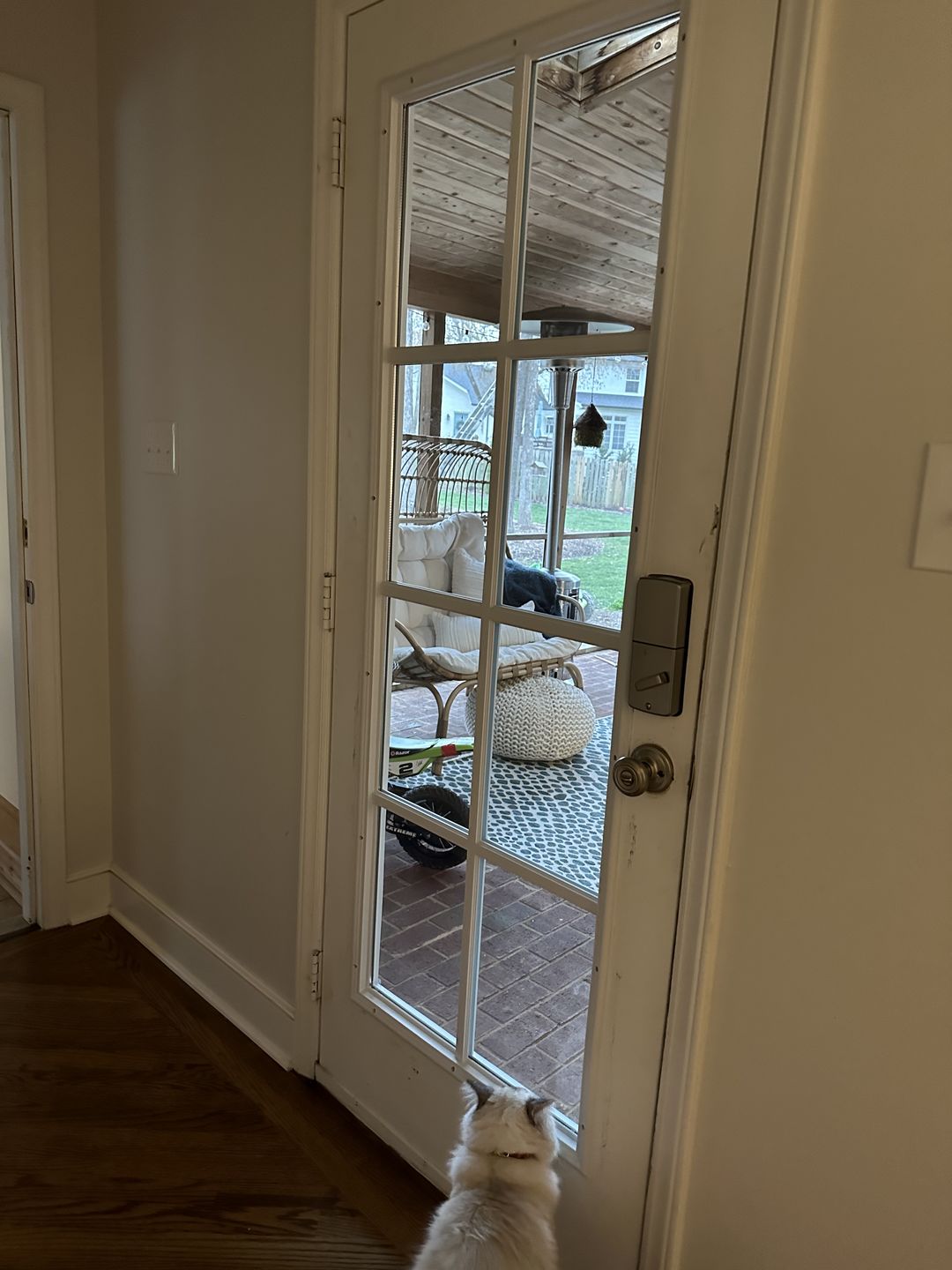 Customer photo review of Clear 8 Lite Glass and Frame Kit (Full Lite 24" x 66" Frame Size)