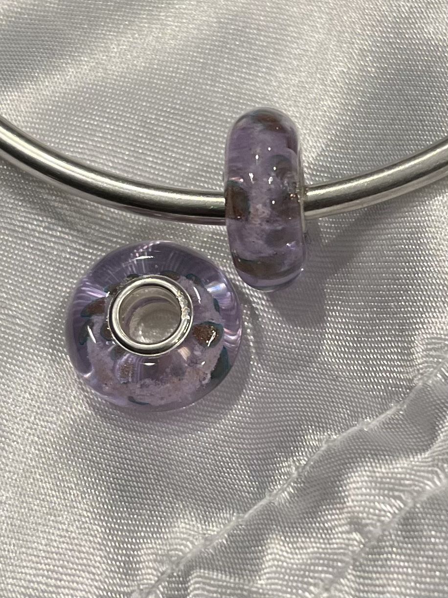 Customer photo review of Glass Cremation Bead - Pandora Compatible