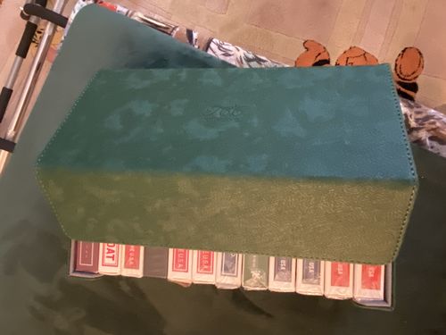 Customer photo review of PLAYING CARD COLLECTION CASE (12 DECKS) BY TCC