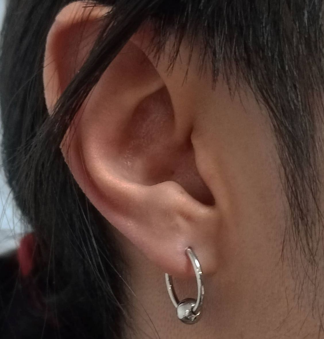 Customer photo review of Piercing Aftercare Spray - Soothes & Cleanses All Piercing Types   - 4oz