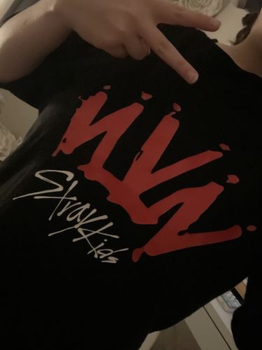 Customer photo review of Stray Kids The Victory Song T-Shirt