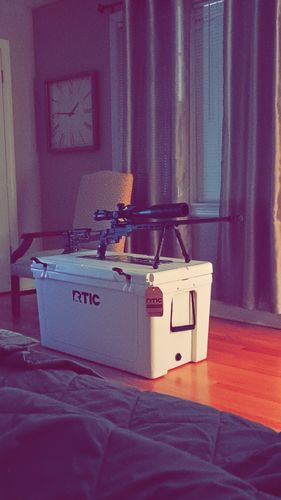 Customer photo review of Sniper KT 12-60X60 SAL Rifle Scope 35mm Tube Side Parallax Adjustment Glass Etched Reticle Red Green Illuminated with Scope Rings