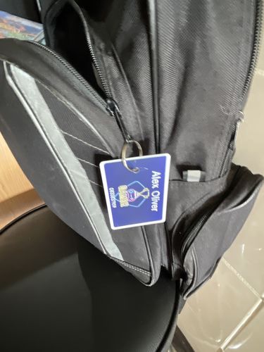 Customer photo review of Colour Bag Tags - Designer themes