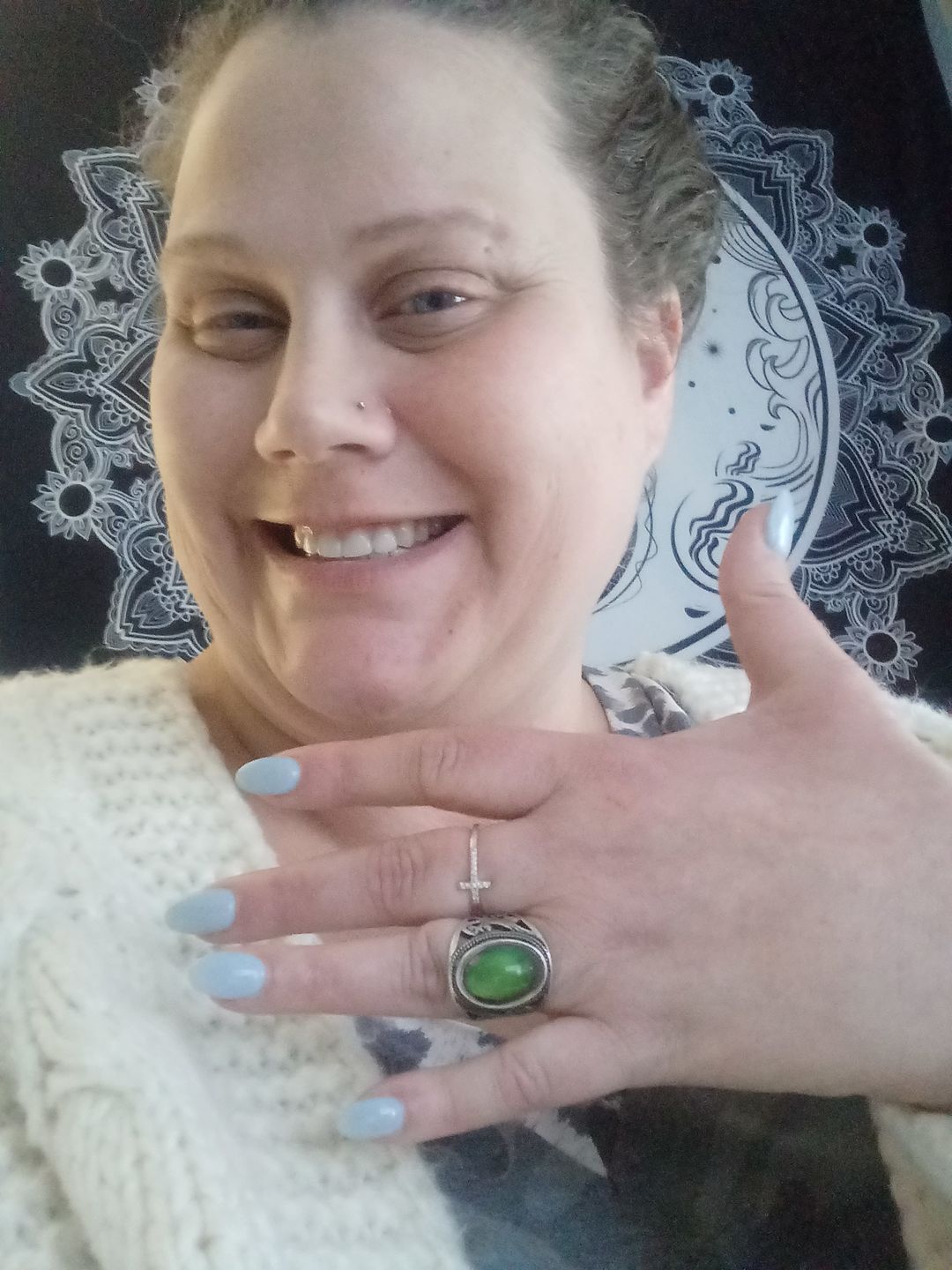 Customer photo review of New-Age Mood Ring