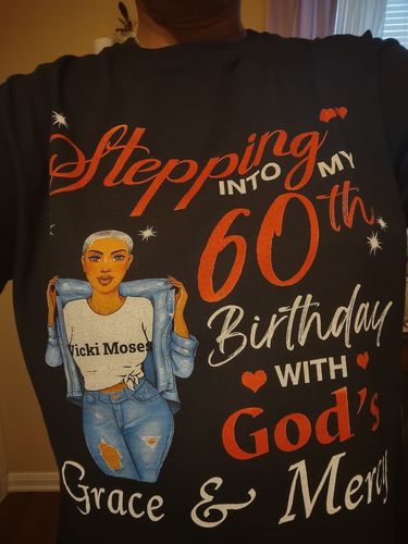 Customer photo review of 60th Birthday With God's Grace & Mercy