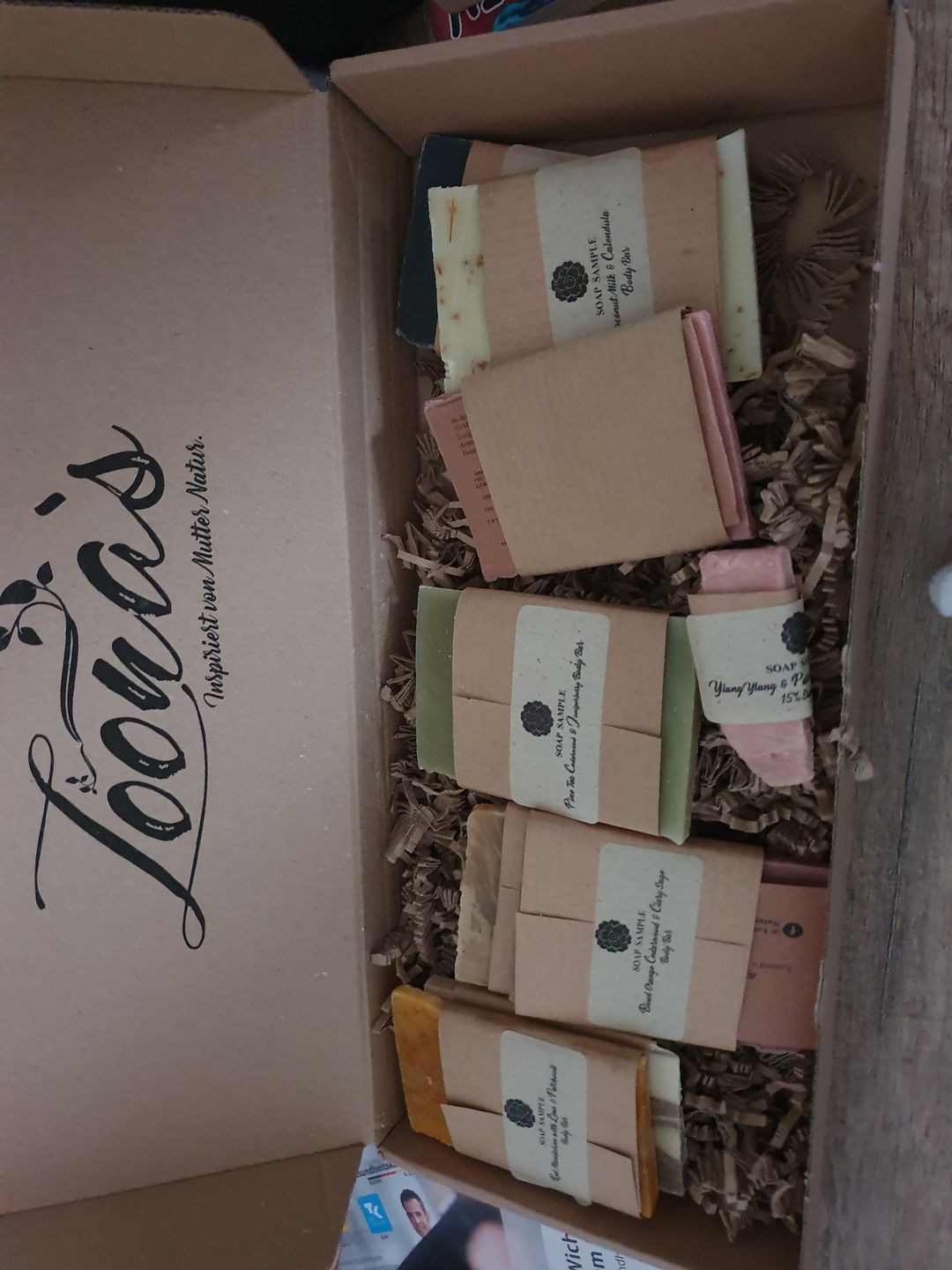 Customer photo review of Loona's SoapSampleBox mit Sisalsäckchen (Alle Düfte)