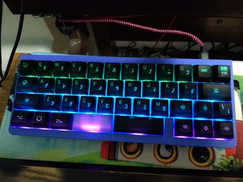 Customer photo review of IDOBAO ID42 40% Layout Mini Cute Hot-swap MX Mechanical Keyboard (Abacus)