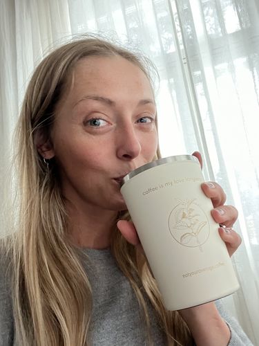Customer photo review of Reusable thermo cup 350ml #leakproof