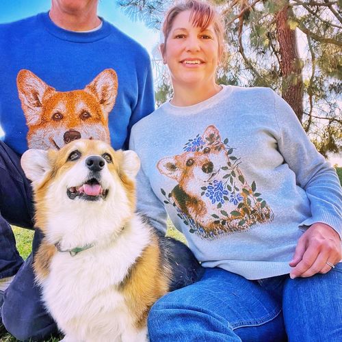 Customer photo review of Full-Body Pet Custom Sweater