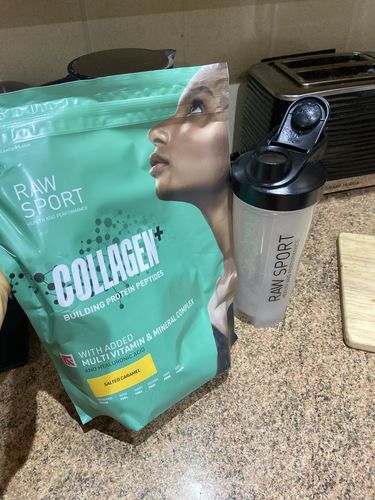 Customer photo review of Collagen + Peptide Protein Powder