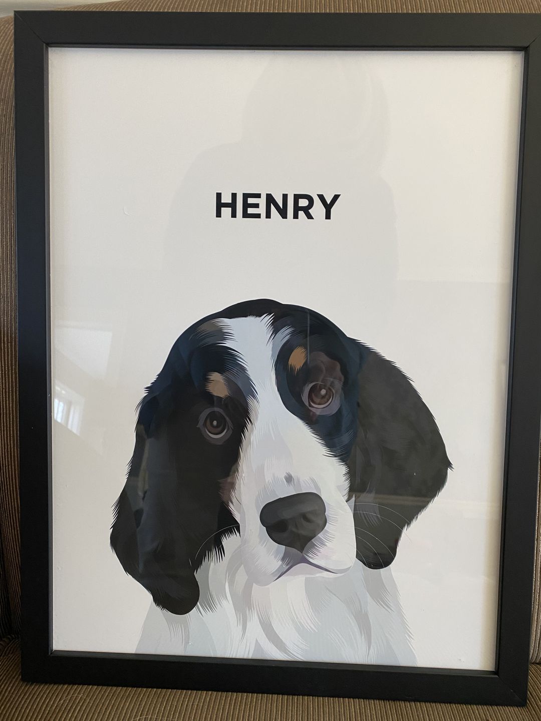 Customer photo review of Custom Pet Portrait (Framed)